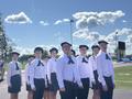 26.04.2025 года на городском стадионе состоялся районный слёт отрядов юных спасателей-пожарных.
