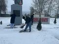 Трудовая акция «Чистый памятник»