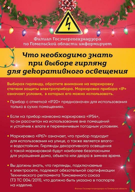 Что необходимо знать при выборе гирлянд для декоративного освещения