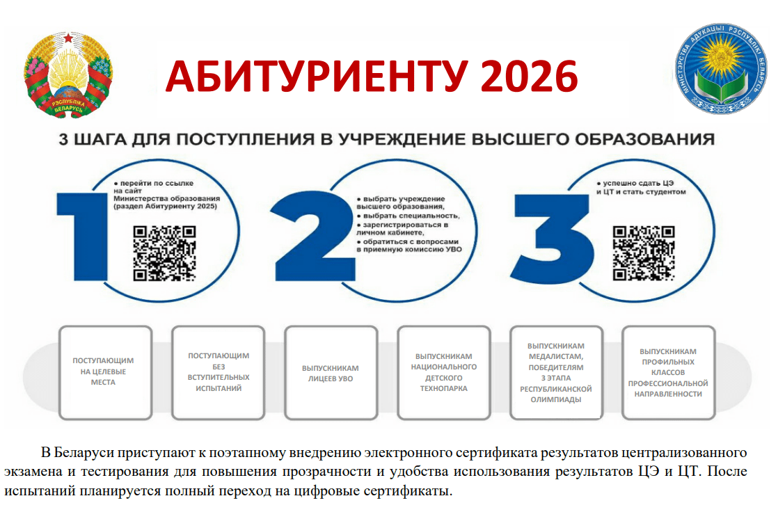 Абитуриенту 2026